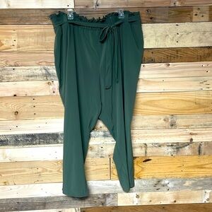 Stylus size 3X olive color bag straight leg pants